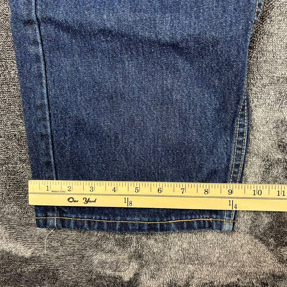 SOLD Vtg 90's Levi's 569 Large Straight Baggy Fit Blue Denim Jeans Men's 33X32 - Picture 8 of 15
